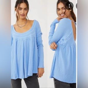 Free People - It’s Always You Tie Back Swing Top